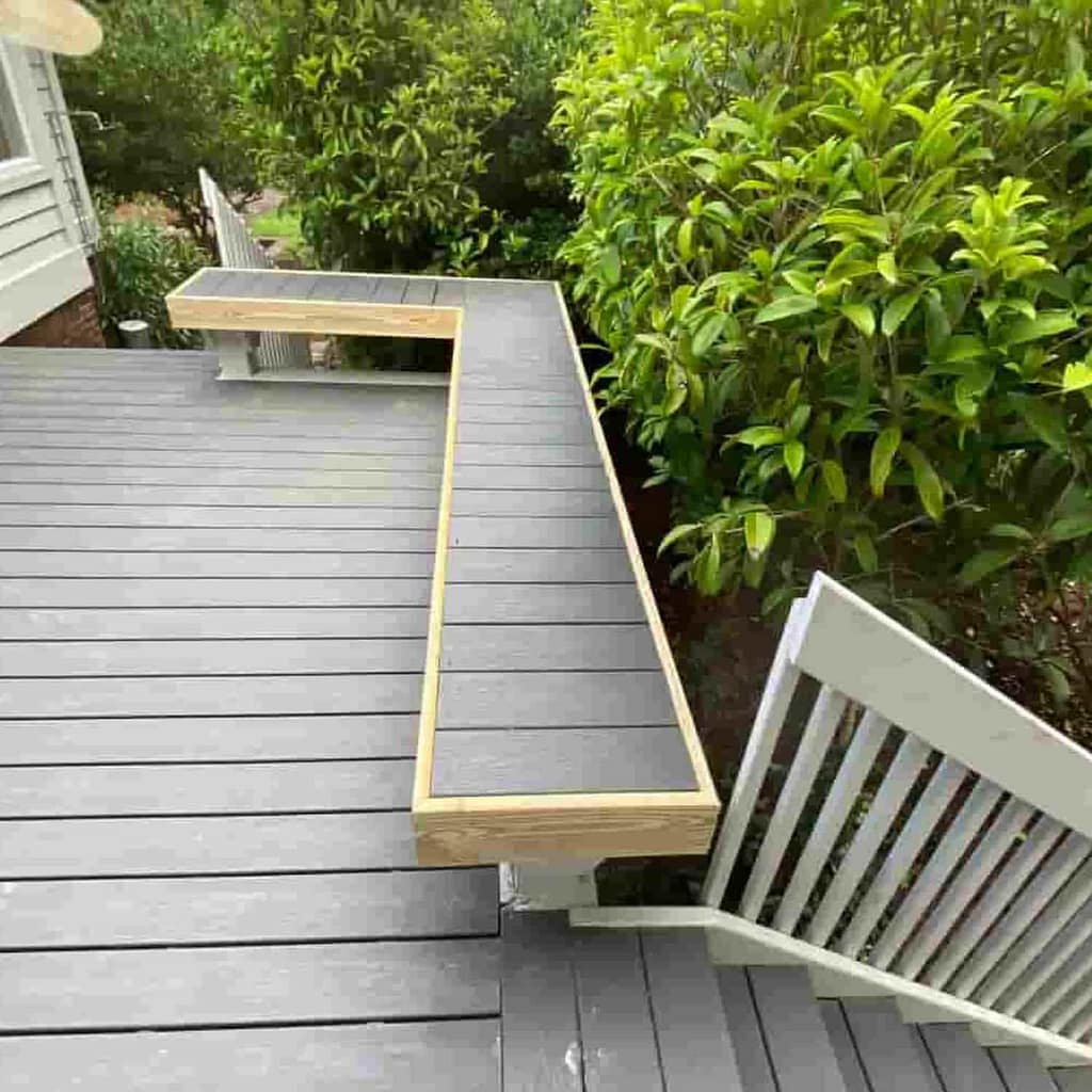 Holly Ridge decking installation by Element fence company