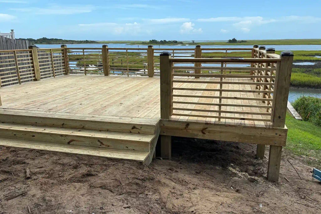 Backyard Decking Element Fence Company