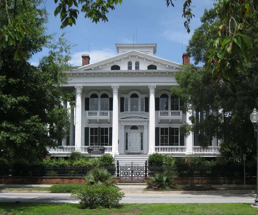 The Bellamy Mansion, built between 1859 and 1861, is a mixture of Neoclassical architectural styles, including Greek Revival and Italianate, and is located at 503 Market Street in the heart of downtown Wilmington, North Carolina.
