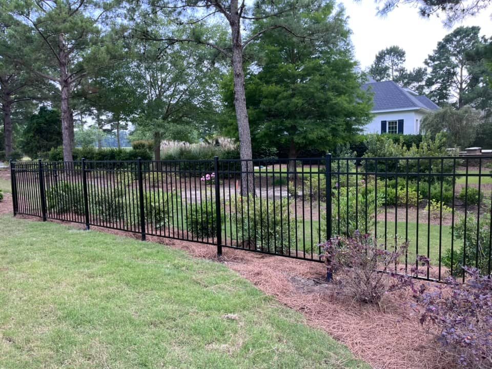 Aluminum fences are known for being eco-friendly, inexpensive, low maintenance, durable, and easy to install.